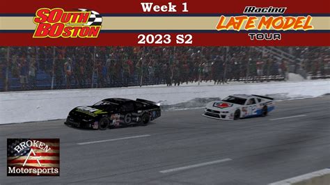 Late Model Tour Open South Boston Speedway IRacing Late Model