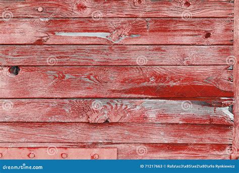 La Vieja Textura De Madera Roja Con Los Modelos Naturales Imagen De