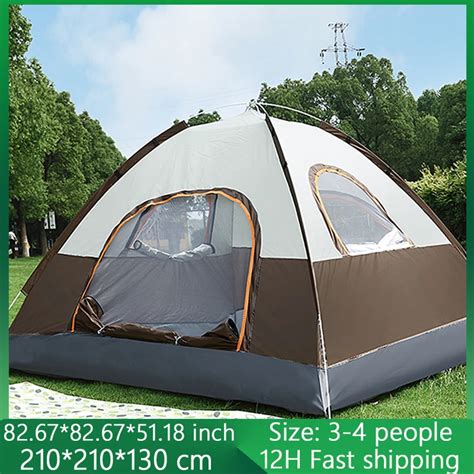 Ao Ar Livre Autom Tica Folding Camping Tent Port Til Imperme Vel