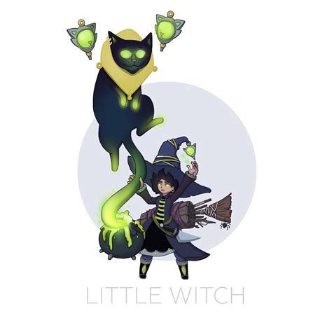 ArtStation - Сharacter design, set. Little witch.