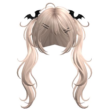 Gothic Pigtails Platinum Blonde Roblox