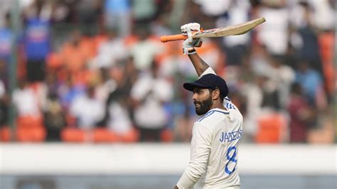 India Vs England Ravindra Jadeja Celebrates His Half Century In