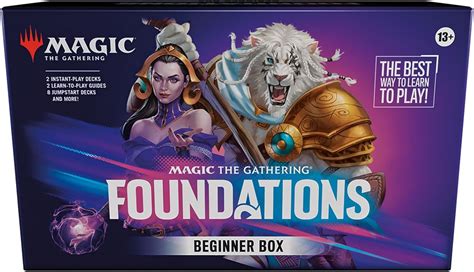 Magic The Gathering Caja De Principiante Cimientos 2 Mazos Listos