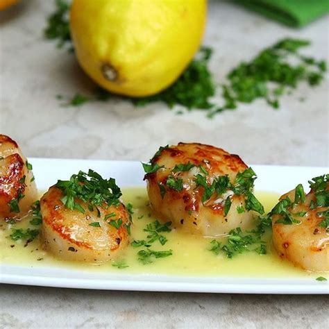 Lemon Butter Scallops Is An Easy Seafood Dinner Youll Want To Make