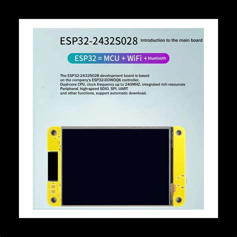 ESP32 WiFi Bluetooth Development Board 2 8 Inch 240X320 Smart Display