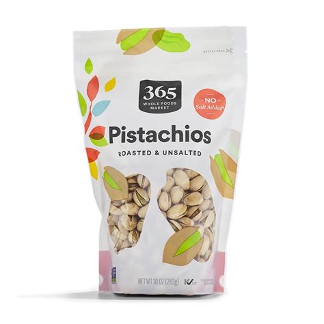 365 By Whole Foods Market Roasted Unsalted Pistachios 10 Ounce 3 Pack