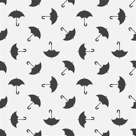 Premium Vector Umbrella Seamless Pattern Vector Background