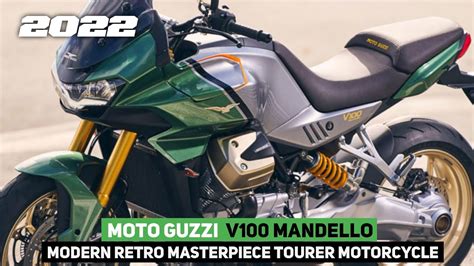 2022 Moto Guzzi V100 Mandello Modern Retro Masterpiece Tourer