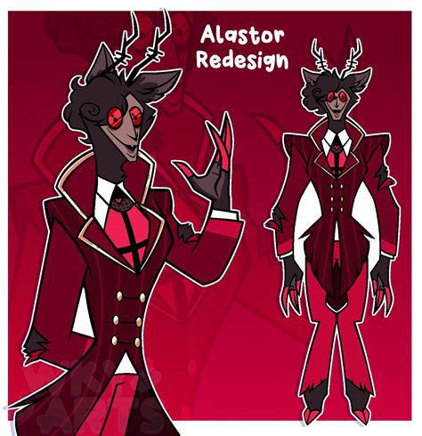 Alastor Redesign By Wkydiamond51243 On Deviantart