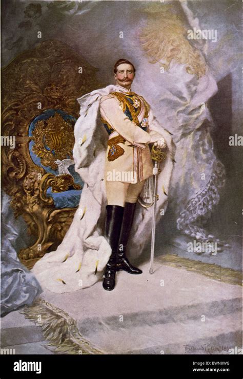 Kaiser Wilhelm Ii Portrait Von Ferdinand Keller L Auf Leinwand