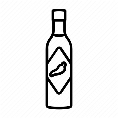 Bottle Chili Hot Sauce Tabasco Icon Download On Iconfinder