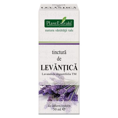 Tinctura De Levantica 50 Ml Lavandula Plantextrakt Emagro