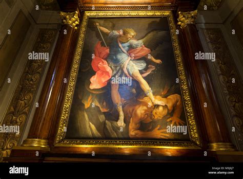 Archangel Michael By Guido Reni C1636 Santa Maria Della Concezione
