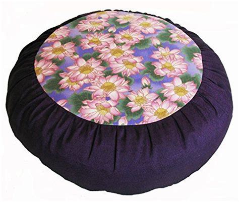 Meditation Cushion Zafu Limited Edition Buddhas Flower Lotus Sanctuary