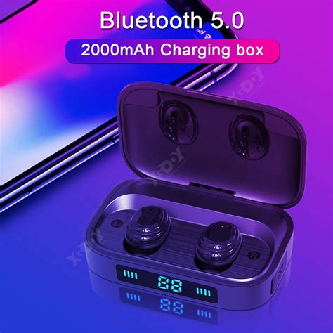 Ipx7 Waterproof Bluetooth 50 Earbuds Tws True Wireless Stereo Headset Earphones