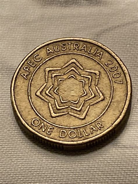 Rare One Dollar Coin Apec Australia Rare Coin Ebay