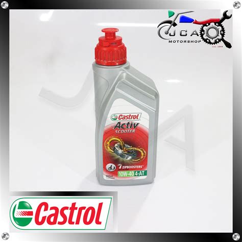 Original Castrol Activ Scooter W At With Zipbooster Ml