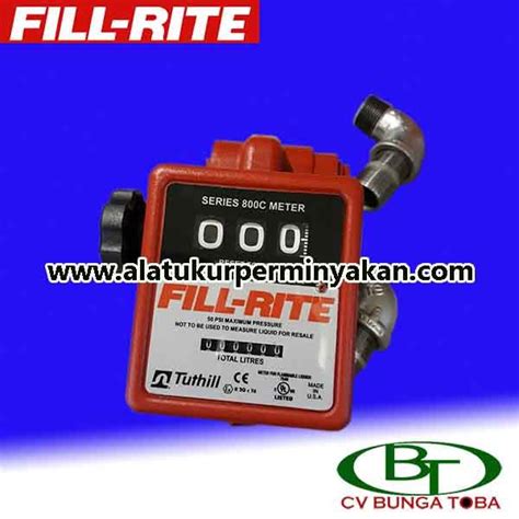 Jual Fill Rite Flow Meter Series 800c Ukuran 1 Inchi Flow Meter Minyak