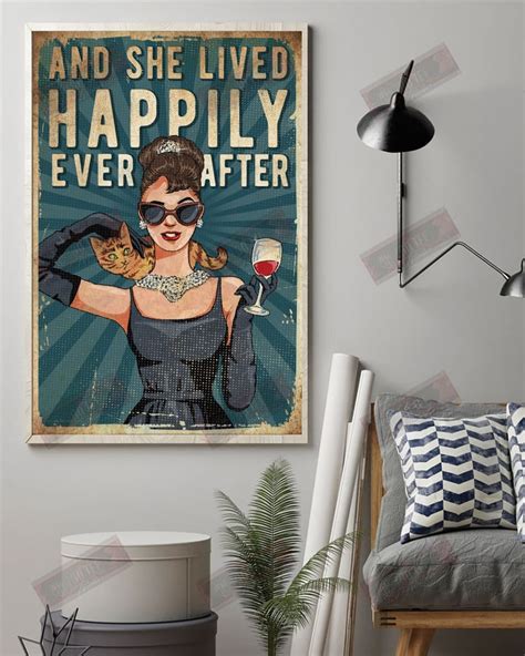 And She Lived Happily Ever After Vertical Poster Ahteestore