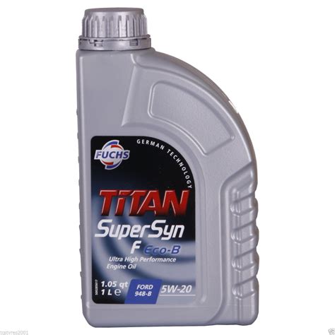 Fuchs Titan Supersyn F Eco B 5w 20 Engine Oil Ford Eco Boost Enginefully Syn 1l For Sale Online