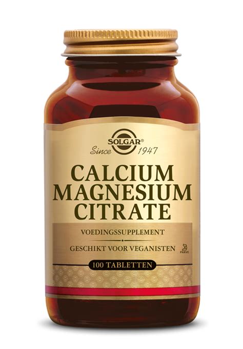 Solgar Calcium Magnesium Citrate Tabletten