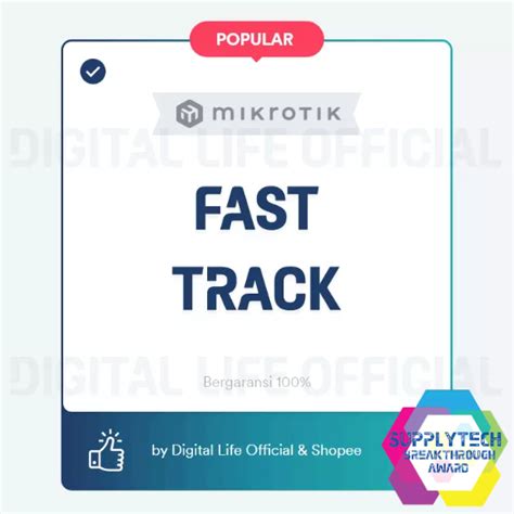 Jual Konfigurasi Mikrotik Fast Track Shopee Indonesia