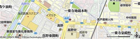 京都府京都市左京区一乗寺地蔵本町の地図 住所一覧検索｜地図マピオン