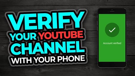 How To Verify Your Youtube Channel On A Phone YouTube