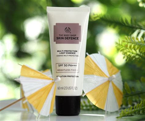 Ad The Body Shop Skin Defence Multi Protection Light Essence Spf50 Pa British Beauty Blogger