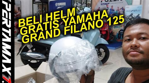 Bedah Detail Helm Bawaan Yamaha Grand Filano 125 Gratis Keren