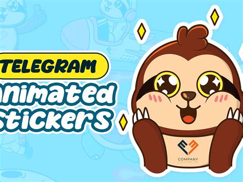 Telegram Animated Stickers by venia studio on Dribbble