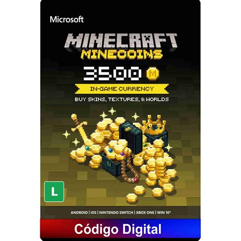 T Card Digital Minecraft 3500 Minecoins