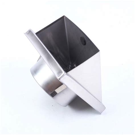 Stainless Steel Wall Air Vent Extractor Fan Grille And Non Return Outlet 150mm 6 Ebay