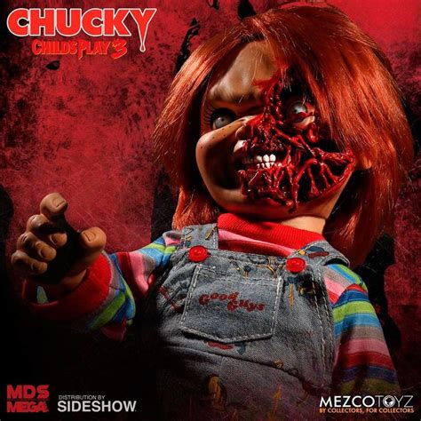 Mezco toys Figura Chucky El Muñeco Diabolico 3 Cara Pizza Parlante 38