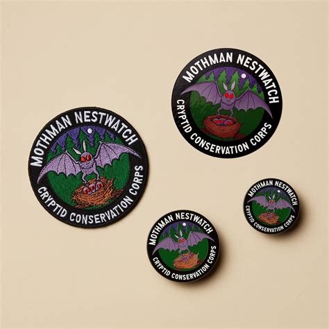 Cryptid Conservation Corps All Series 2 Patches Pins And Stickers S