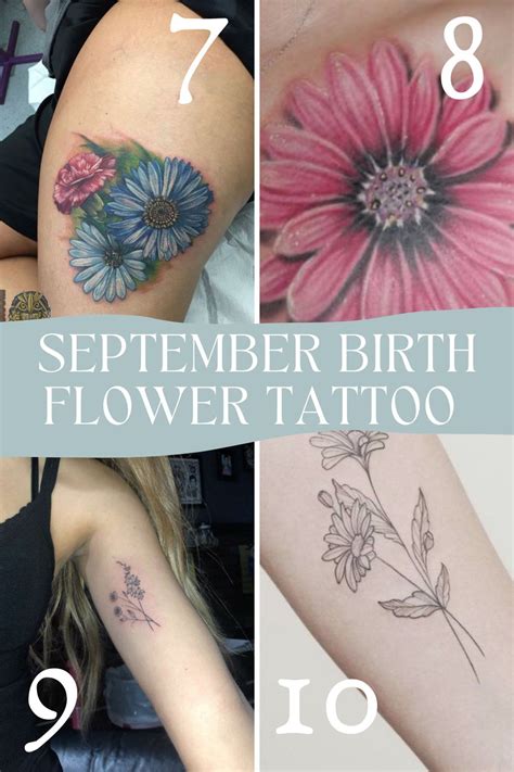 September Birth Flower Tattoo Ideas The Aster Tattooglee Birth