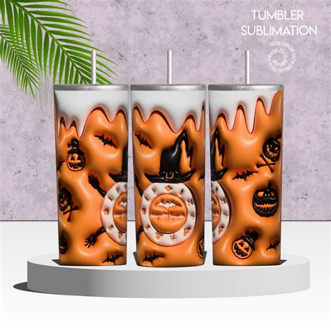 D Spooky Vibes Inflated Tumbler Wrap Png D Ghost Vibes Inflated