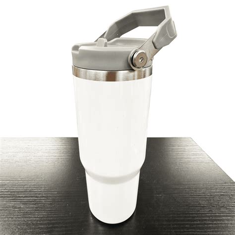 30oz Sublimation Stainless Steel Double Wall Vacuum Insulated Tumbler With Strawm Insulated