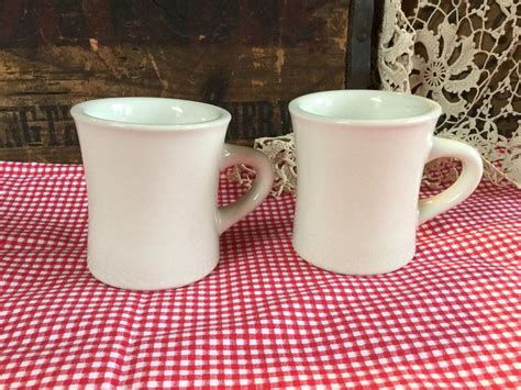 Pair Of Vintage Restaurant Coffee Mugs Buffalo China Etsy