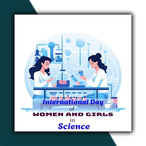 Premium Psd International Day Of Women And Girls In Science