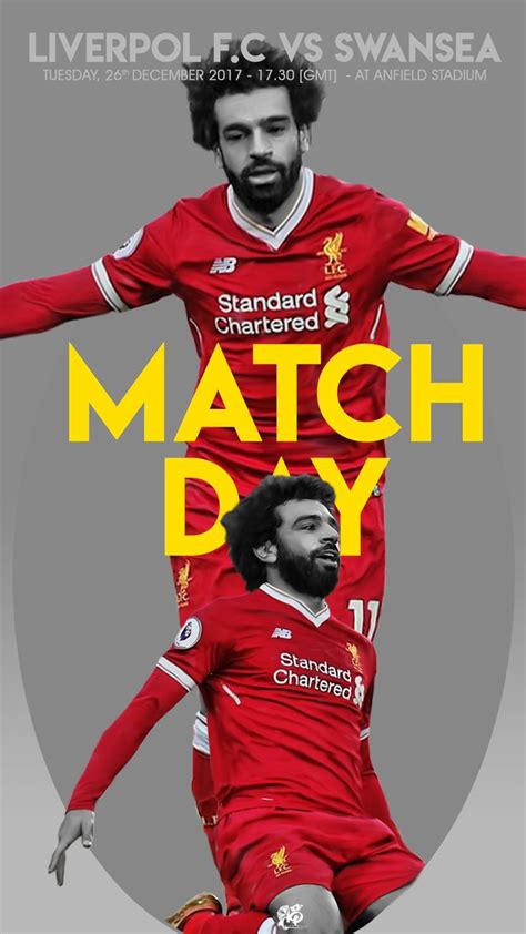 Pin By Des On Lfc Matchday Designs Liverpool Fc Lfc Swansea