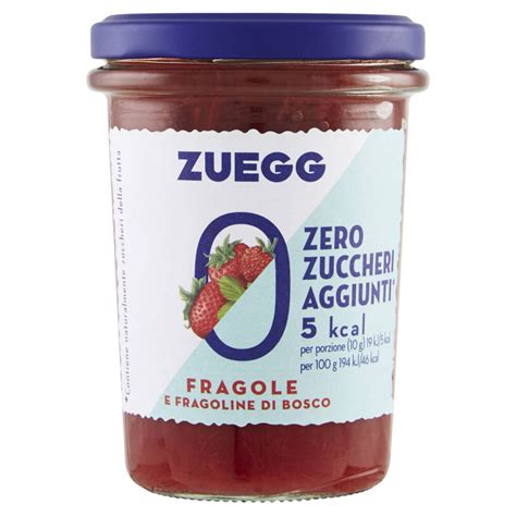 Zuegg Zero Zuccheri Aggiunti Fragole E Fragoline Di Bosco 220 G