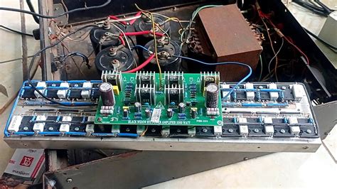 Merakit Power Amplifier Btl Watt R Multi Service Youtube