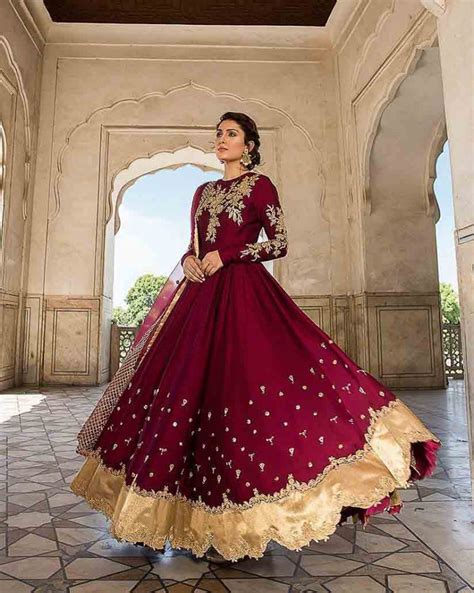 Latest Wedding Long Frock Designs In Pakistan For Fashioneven