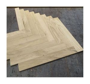 Buy Unfinished White Oak Herringbone Wood Flooring Fishbone Engineered