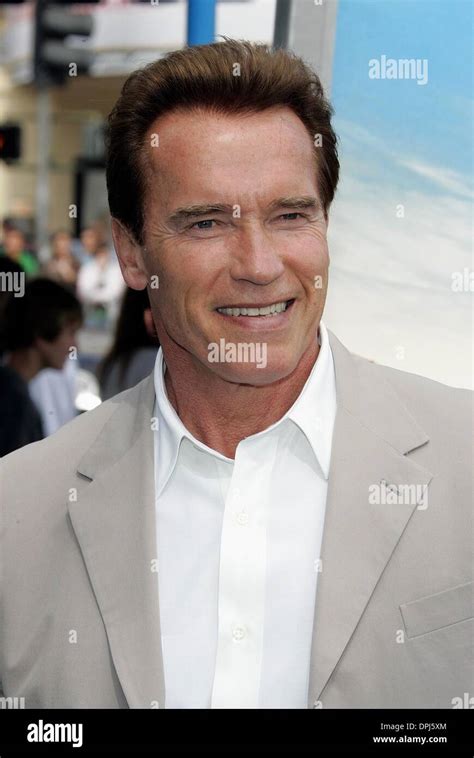 Aug 8 2006 Westwood Los Angeles Usa Arnold Schwarzeneggerfilm