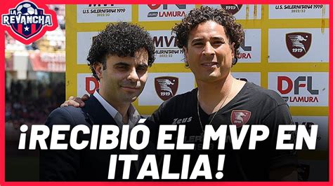 Guillermo Ochoa Es Reconocido Con El Premio Como El Mejor Jugador Del Salernitana En La Serie A