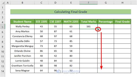 How To Calculate Final Grade In Excel In 3 Steps