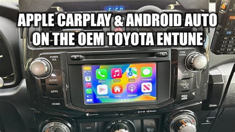 Wireless Apple Carplay And Android Auto Added To Toyota Runner Entune