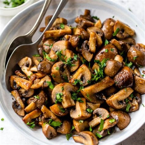 Garlic Butter Mushrooms Skinnytaste